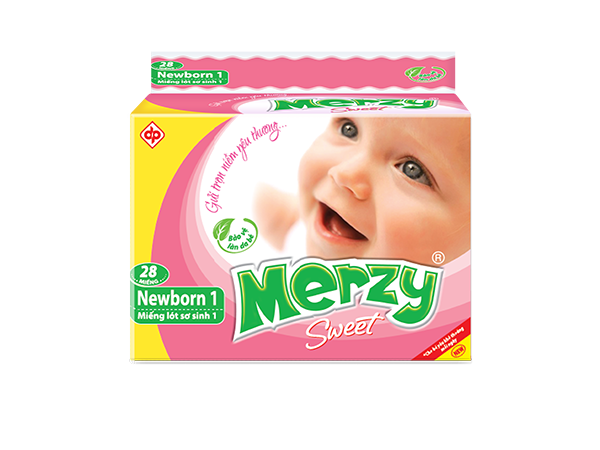 Miếng lót sơ sinh Merzy Newborn 1 - Tã, Giấy Merzy Bonny - Công Ty Cổ Phần Đại Phát